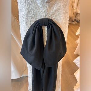 Detachable Black wedding dress bow